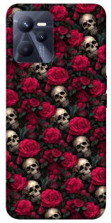 Чехол на Realme C35 Черепа и розы фото 1 из 1