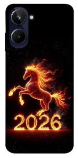 Чехол на Realme 10 4G Red Fire Horse ver.1 фото 1 из 1