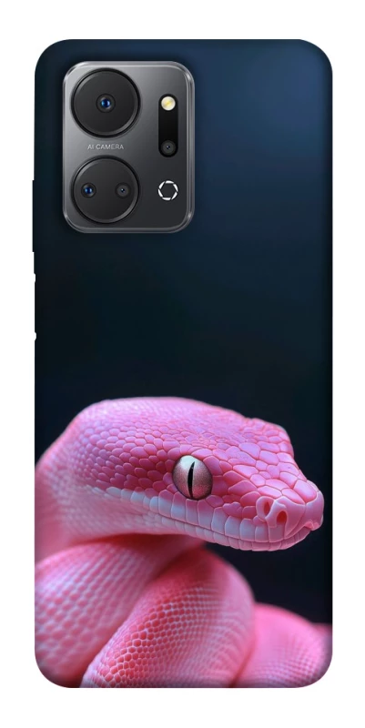 Чехол на Huawei Honor X7a Розовая Змея фото 1 из 1