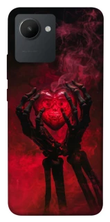 Чехол на Realme C30 Heart in the hands of a skeleton фото 1 из 1