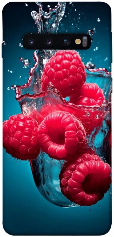 Чохол на Samsung Galaxy S10 Малинка у воді фото 1 з 1