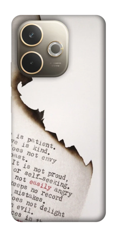 Чохол на Oppo A5 Pro 4G Вірші фото 1 з 1