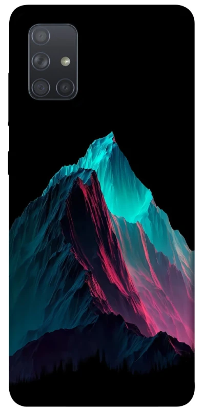 Чехол на Samsung Galaxy A71 Neon mountains фото 1 из 1