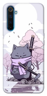 Чехол на Realme 6 Pro Samurai cat фото 1 из 1