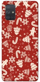 Чехол на Samsung Galaxy A71 Новогодний v3 фото 1 из 1