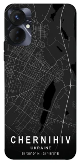 Чехол на TECNO Spark 9 Pro (KH7n) Chernihiv map фото 1 из 1