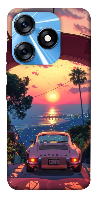 Чохол на TECNO Spark 10 Porsche at sunset фото 1 з 1