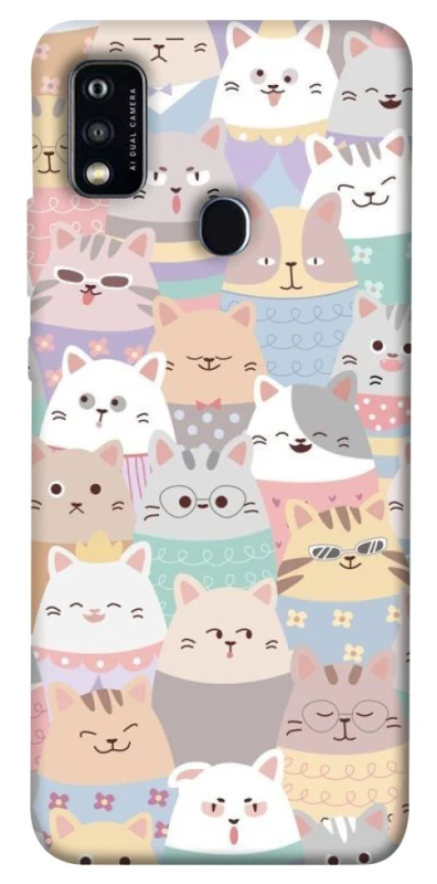 Чохол на ZTE Blade A51 Funny Kittens ver.2 фото 1 з 1