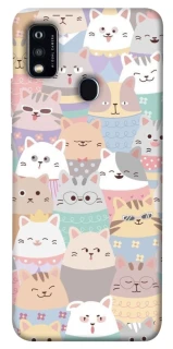 Чохол на ZTE Blade A51 Funny Kittens ver.2 фото 1 з 1