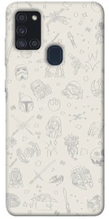 Чохол на Samsung Galaxy A21s Star Wars background ver.1 фото 1 з 1