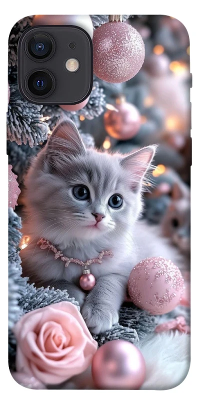 Чохол на Apple iPhone 12 (6.1") Christmas Kitty фото 1 з 1