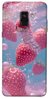 Чохол на Samsung A530 Galaxy A8 (2018) Полуниця в воді фото 1 з 1