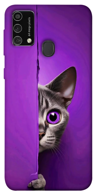 Чохол на Samsung Galaxy M21s Кіт-підглядач фото 1 з 1