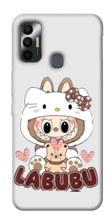 Чохол на TECNO Spark 7 Hello Kitty Labubu фото 1 з 1
