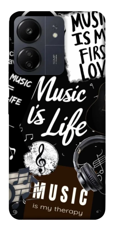 Чохол на Xiaomi Poco C65 Music is Life фото 1 з 1