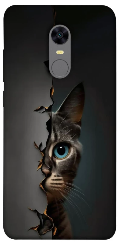 Чохол на Xiaomi Redmi 5 Plus / Redmi Note 5 (Single Camera) Кіт-підглядач v2 фото 1 з 1
