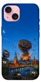 Чехол на Apple iPhone 15 (6.1") Moscow never sleeps ver.8 фото 1 из 1