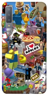 Чехол на Samsung A750 Galaxy A7 (2018) Roblox collage ver.5 фото 1 из 1