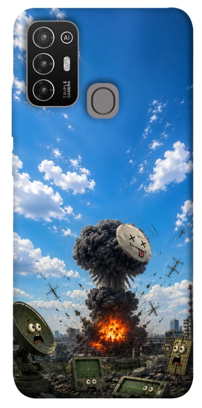 Чохол на ZTE Blade A52 Moscow never sleeps ver.6 фото 1 з 1
