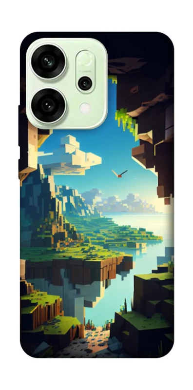 Чехол на Oppo Reno 14 Minecraft sunrise фото 1 из 1