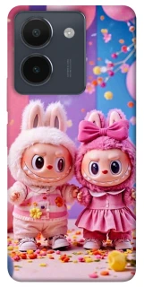 Чехол на Vivo Y36 Labubu twins ver.2 фото 1 из 1