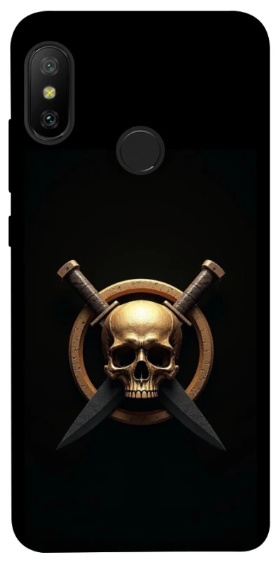 Чохол на Xiaomi Mi A2 Lite / Xiaomi Redmi 6 Pro Golden Skull фото 1 з 1