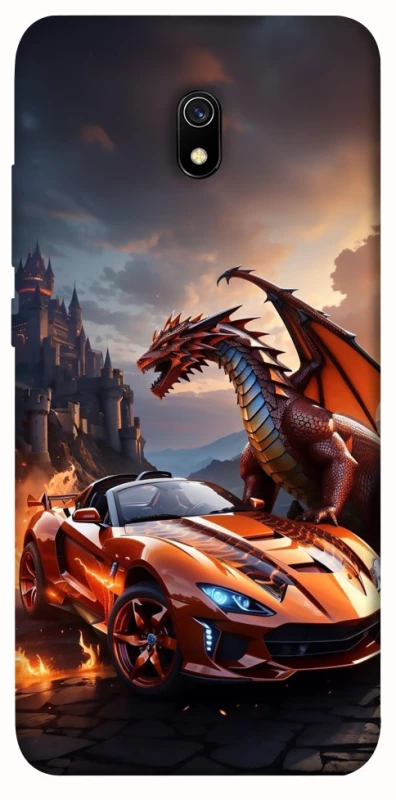 Чехол на Xiaomi Redmi 8a Сar and dragon фото 1 из 1