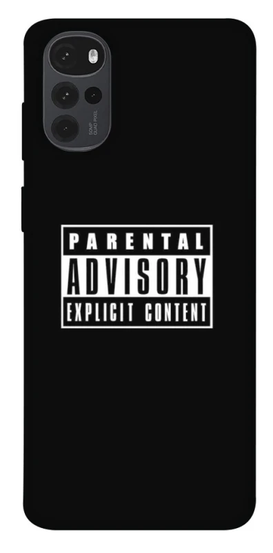 Чохол на Motorola Moto G22 Parental Advisory Label фото 1 з 1