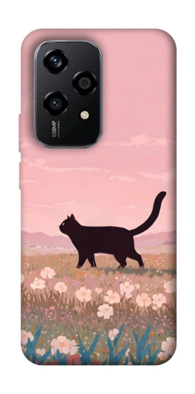 Чохол на Honor 200 Lite cat on a field фото 1 з 1