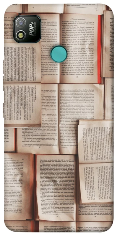 Чехол на TECNO POP 4 Книги фото 1 из 1