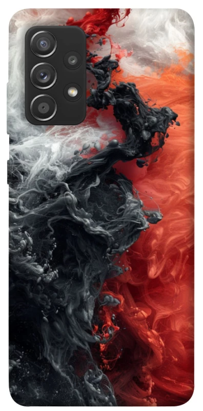 Чехол на Samsung Galaxy A72 4G / A72 5G Black and Red фото 1 из 1