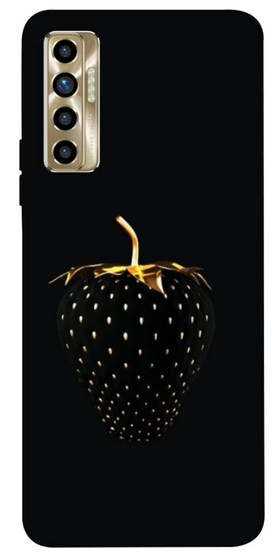 Чехол на TECNO Camon 17P Черная клубника фото 1 из 1