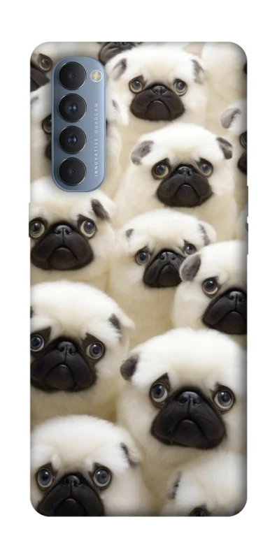 Чохол на Oppo Reno 4 Pro Doggy Pug Love фото 1 з 1