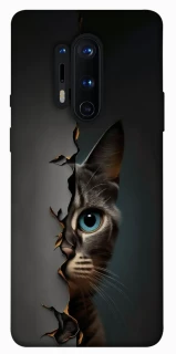 Чехол на OnePlus 8 Pro Кот-подглядыватель v2 фото 1 из 1
