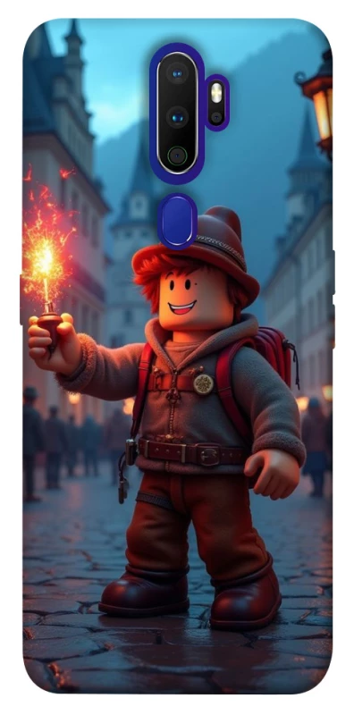 Чохол на Oppo A5 (2020) / Oppo A9 (2020) Roblox Fire Logo Blue Flames фото 1 з 1