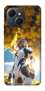 Чехол на TECNO Spark 40C Cyber space girl ver.3 фото 1 из 1