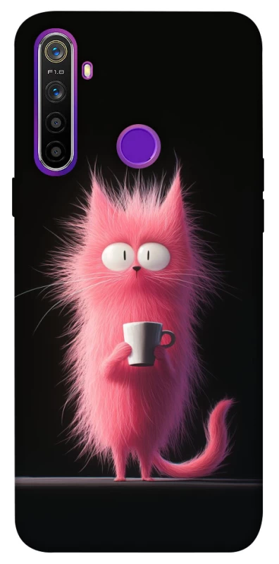 Чехол на Realme 5 Розовый котёнок фото 1 из 1