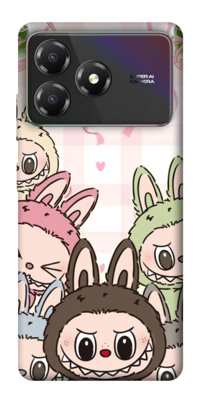 Чохол на ZTE Blade A36 All Labubu 2 фото 1 з 1