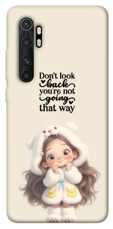 Чехол на Xiaomi Mi Note 10 Lite Don't look back фото 1 из 1