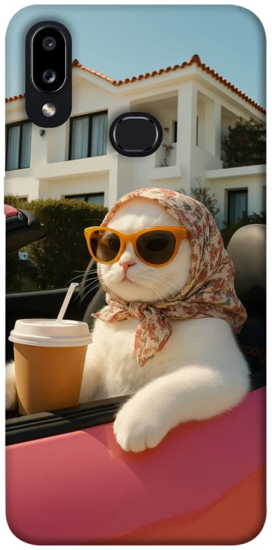 Чохол на Samsung Galaxy A10s Stylish Cat Cruise фото 1 з 1