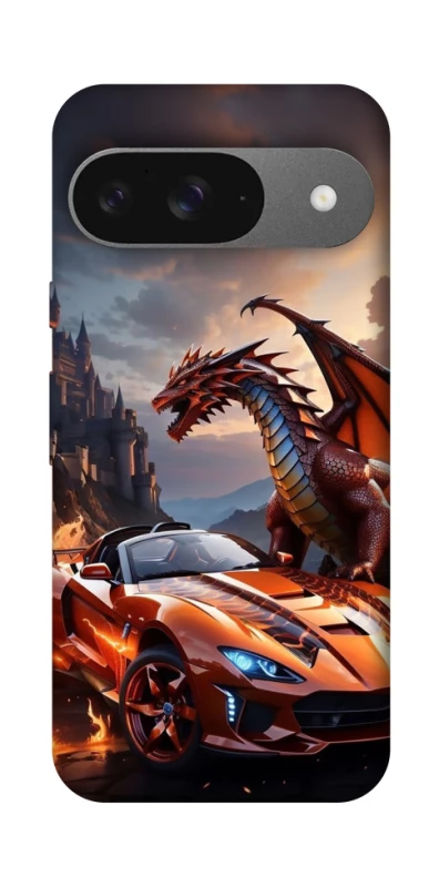 Чохол на Google Pixel 10 Сar and dragon фото 1 з 1