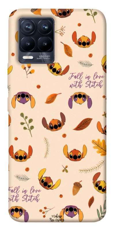 Чехол на Realme 8 Fall in love with Stitch фото 1 Чехол на Realme 8 Fall in love with Stitch фото 1 из 1