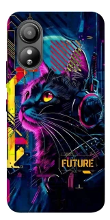 Чохол на ZTE Blade L220 Cyber Cat v2 фото 1 з 1