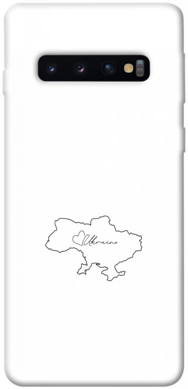 Чохол на Samsung Galaxy S10 Ukraine map фото 1 з 1