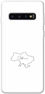 Чохол на Samsung Galaxy S10 Ukraine map фото 1 з 1
