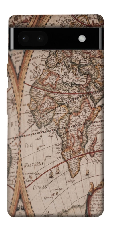 Чохол на Google Pixel 6a Карта подорожей фото 1 з 1