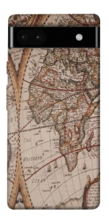 Чохол на Google Pixel 6a Карта подорожей фото 1 з 1
