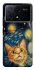 Чохол на Xiaomi Poco X6 paint cat фото 1 з 1