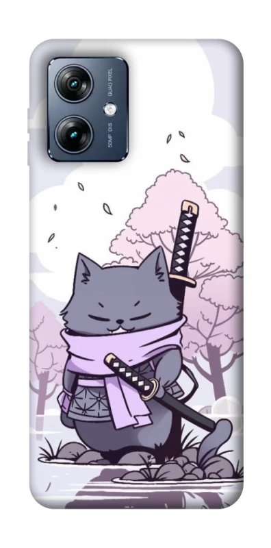 Чохол на Motorola Moto G54 Power Samurai cat фото 1 з 1