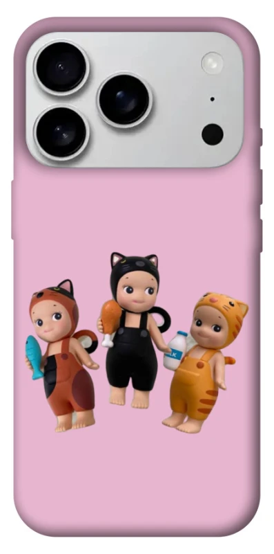 Чохол на Apple iPhone 17 Pro Max (6.9") Cat Cafe Trio фото 1 з 1